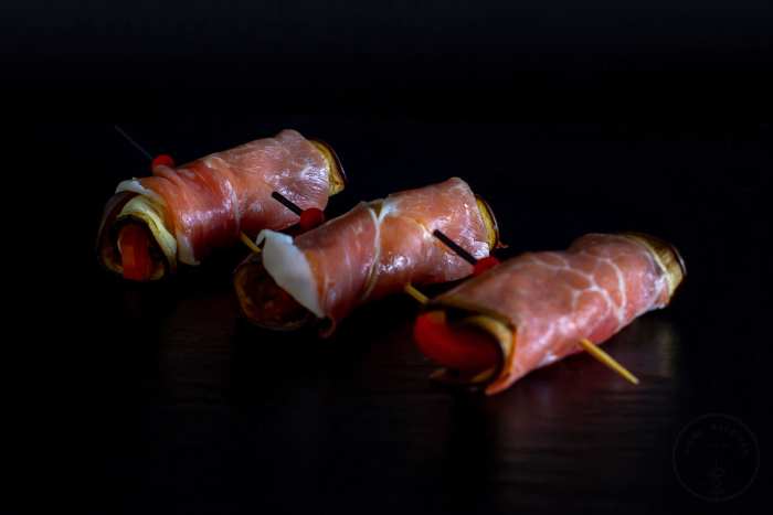 Baklažano suktinukai su serrano