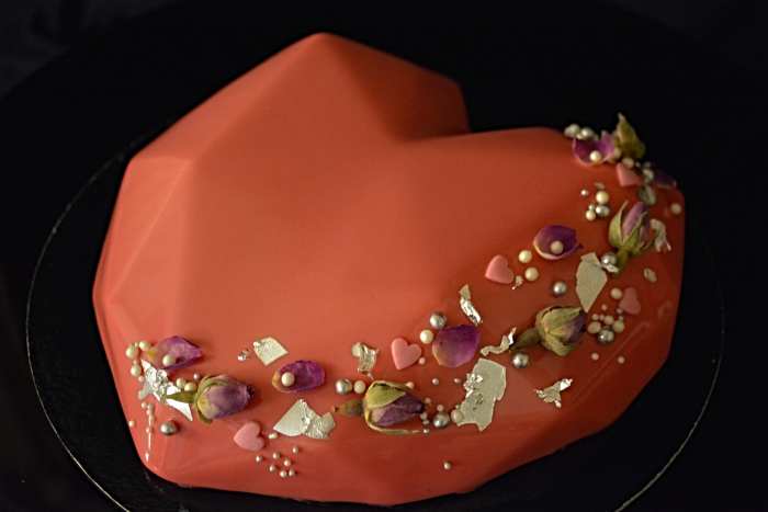 Tortas "Valentino širdis"