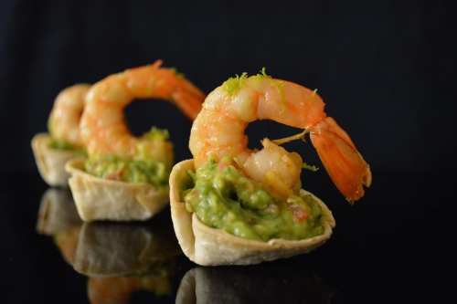 Shrimp with Guacamole